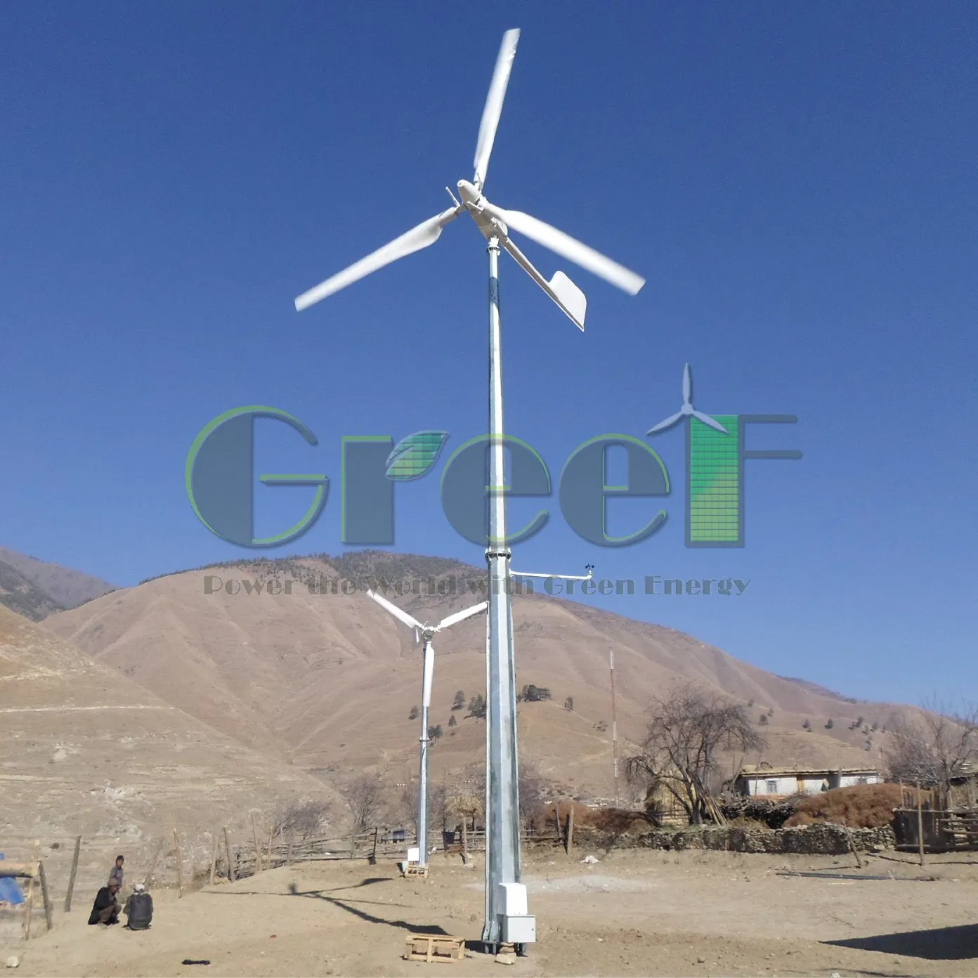 Pitch Control Horizontal Axis Wind Turbine System Solution High-Output