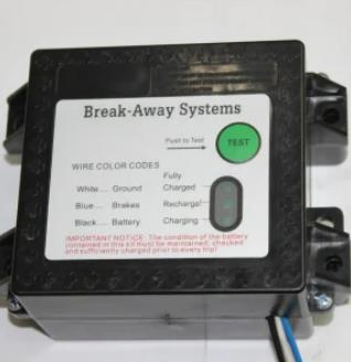 Brake-Away Systems Trailer Break-Away Kit Electric Brake Switch with 12V LED