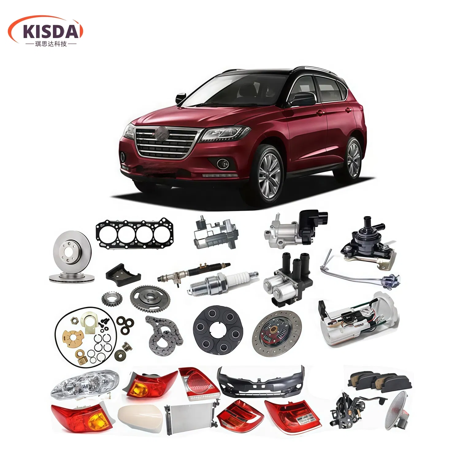 Genuine Great Wall Motors Auto Parts Haval Tank Wey Poer Wingle OEM Aftermarket Body Kit Suspension Brake System Engine Components
