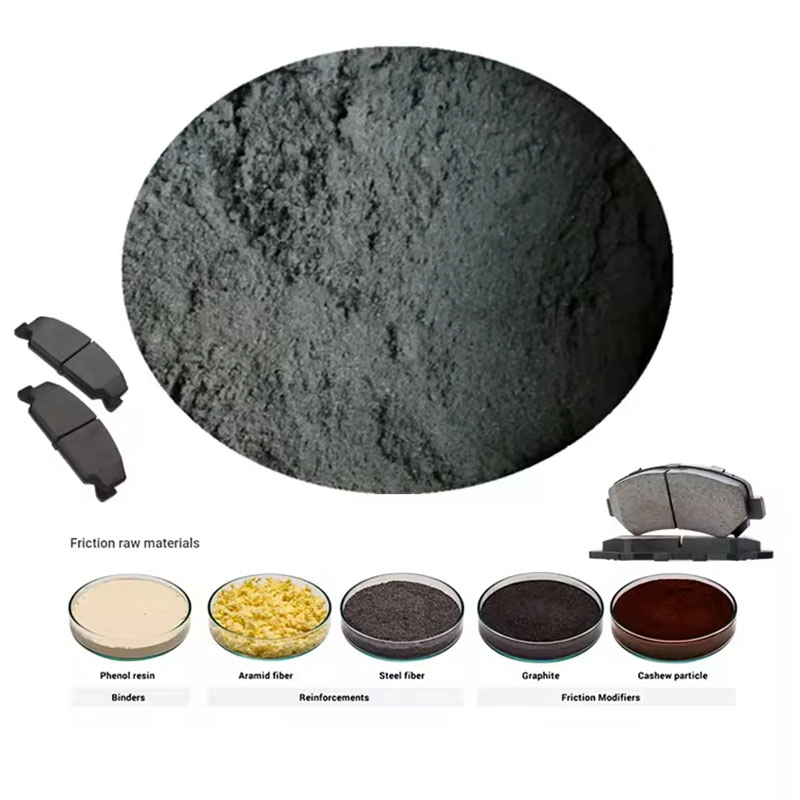 Brake Pad Raw Friction Material with Phenolic Resin Steel Wool for Brake Pad