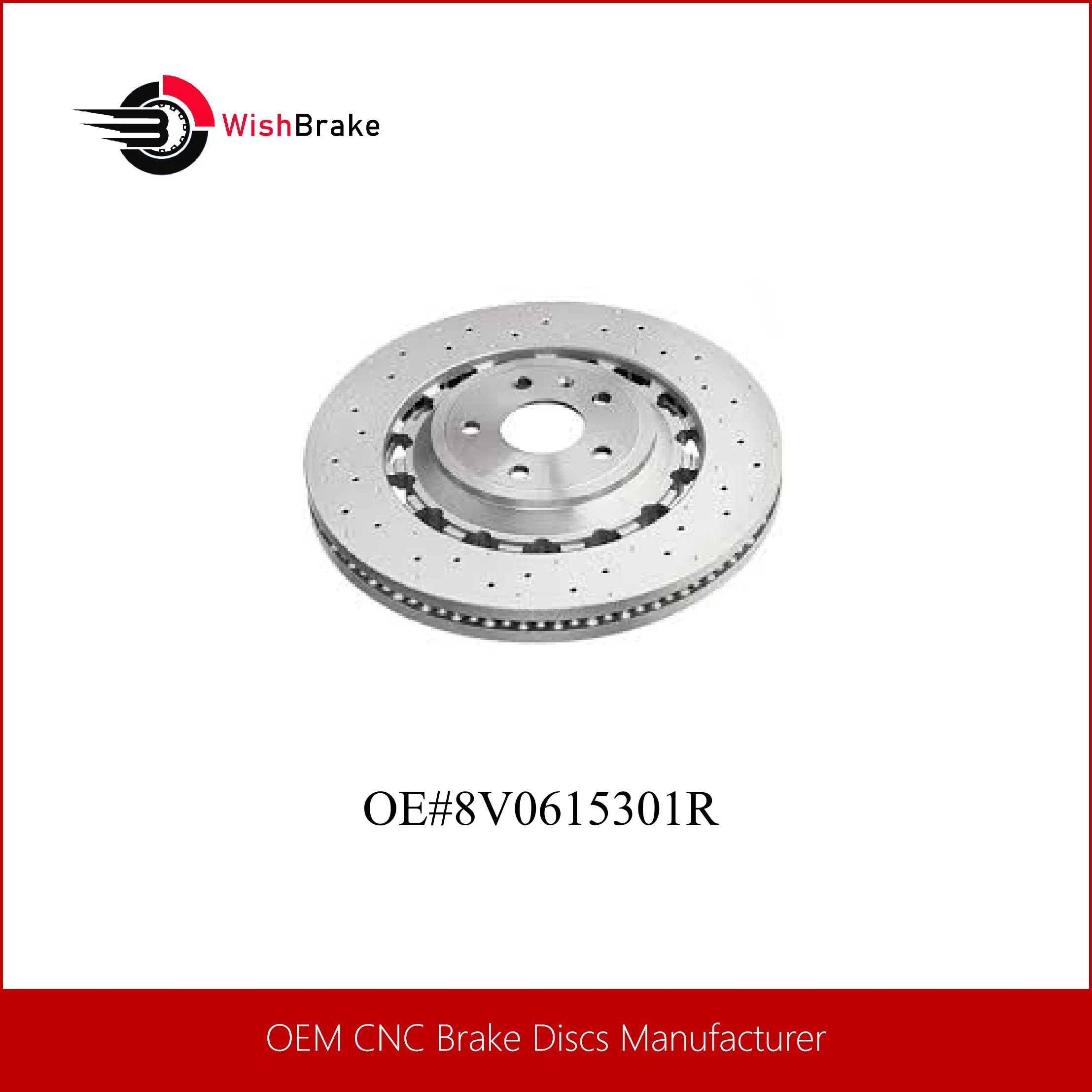 Premium Front Wheel Brake System with 369mm Disc Diameter