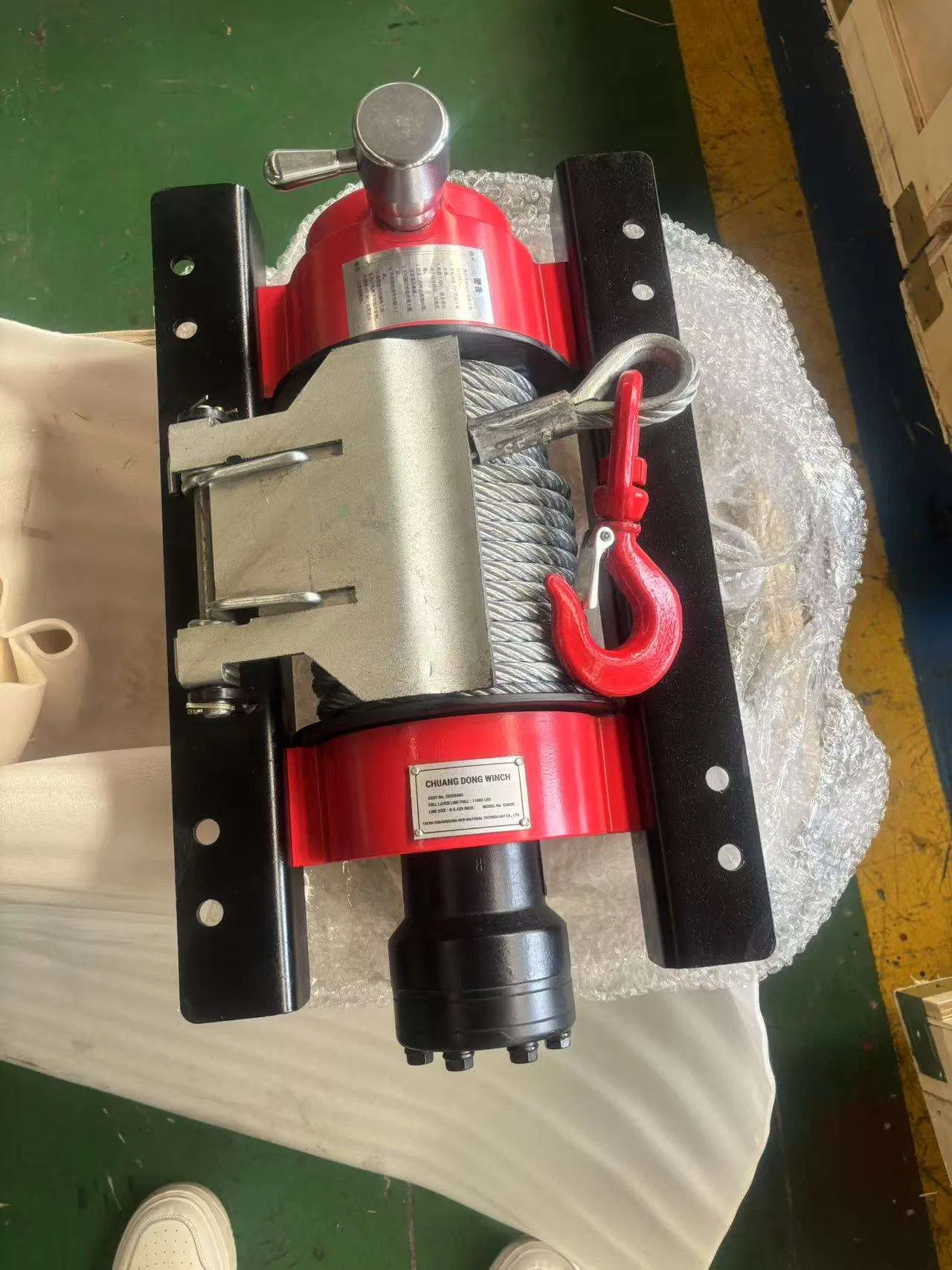 Intelligent Hydraulic Winch System with Load Cell Monitoring - Real-Time Tension Display &amp; Data Logging