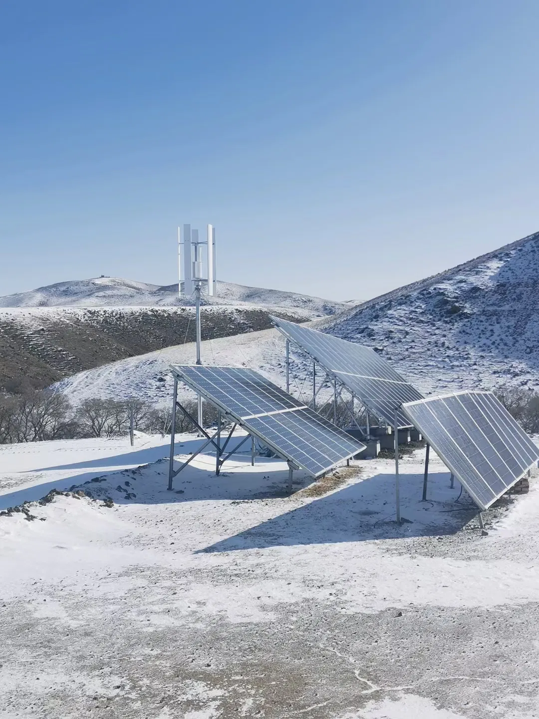 Deming 5kw Wind Generator and 5kw Solar Panels System