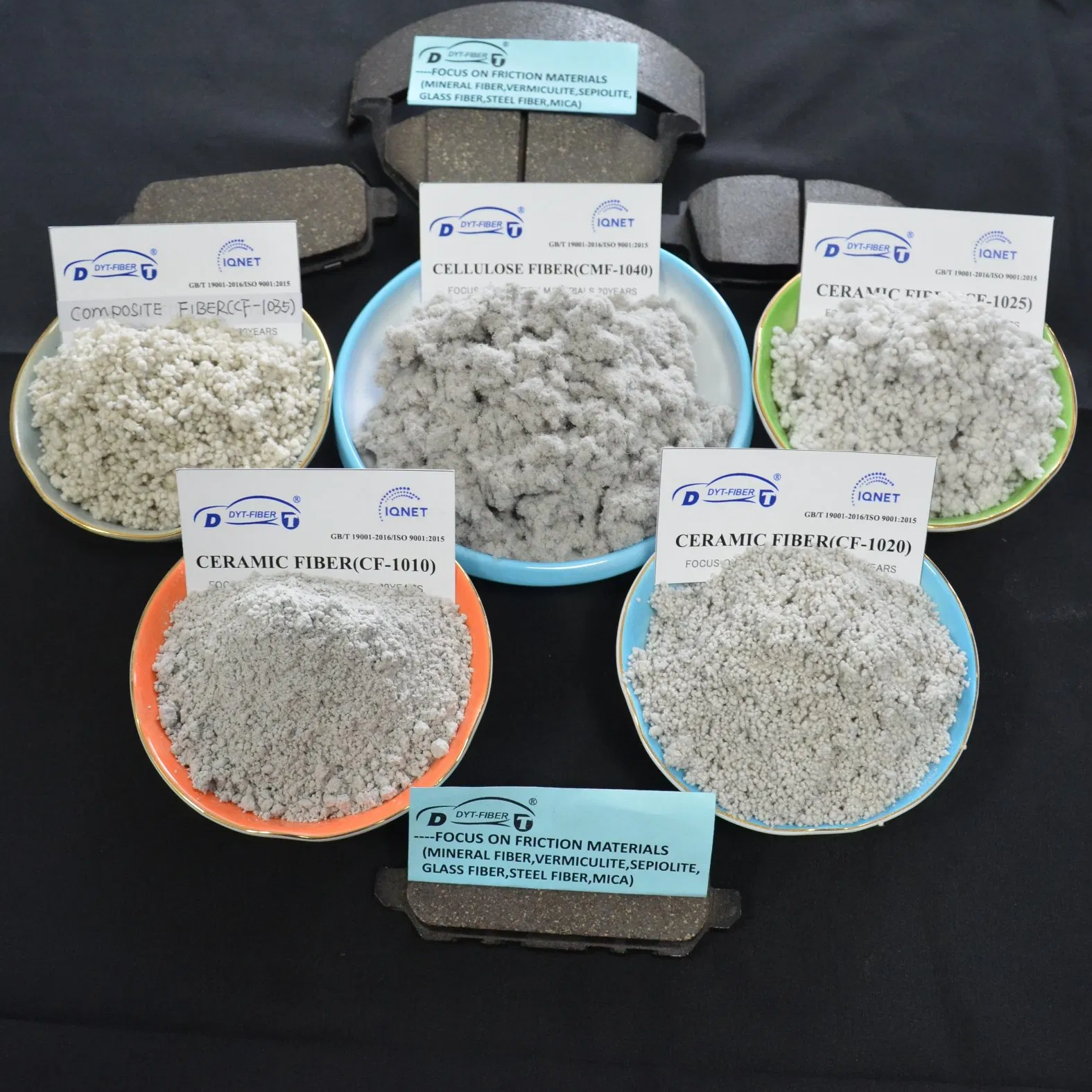 Friction Materials of Ceramic Fiber CF-1025 for Manufacturing Brake Pads and Brake Lining