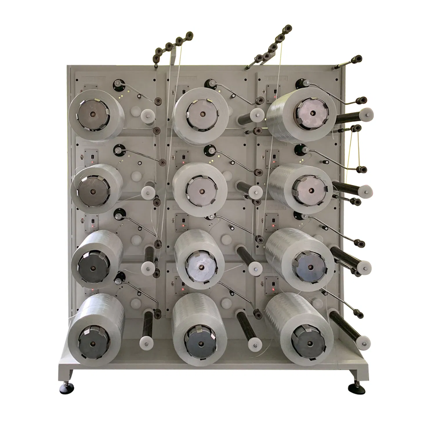 Coverting Yarn Fiber Rewinding System