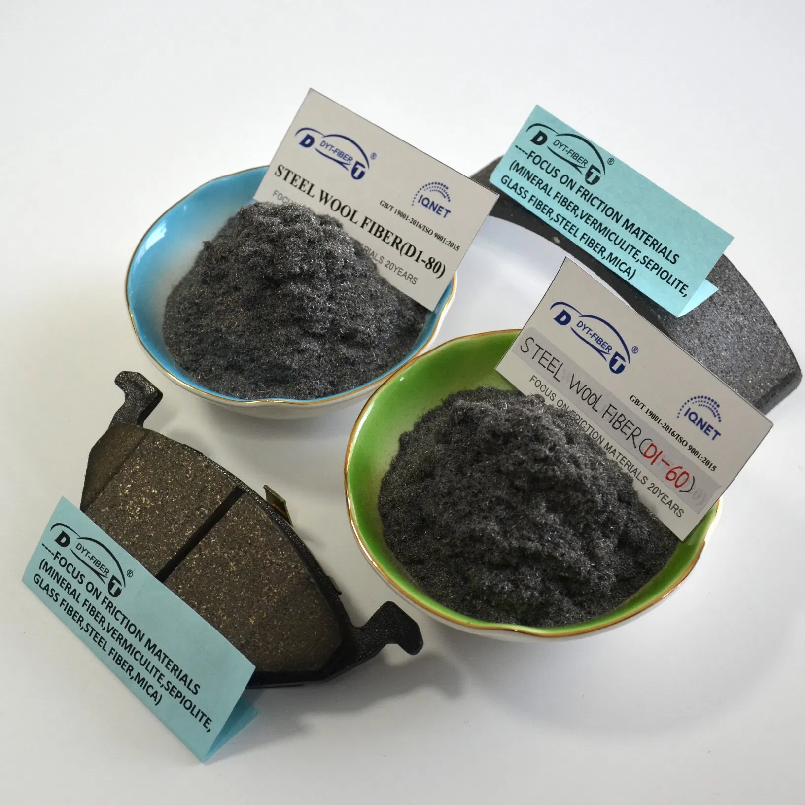 Friction Materials of Steel Wool Fiber D1-80 D1-60 for Manufacturing Brake Pads and Brake Lining
