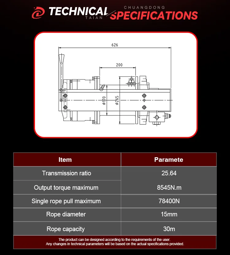 Hydraulic Winch System 3