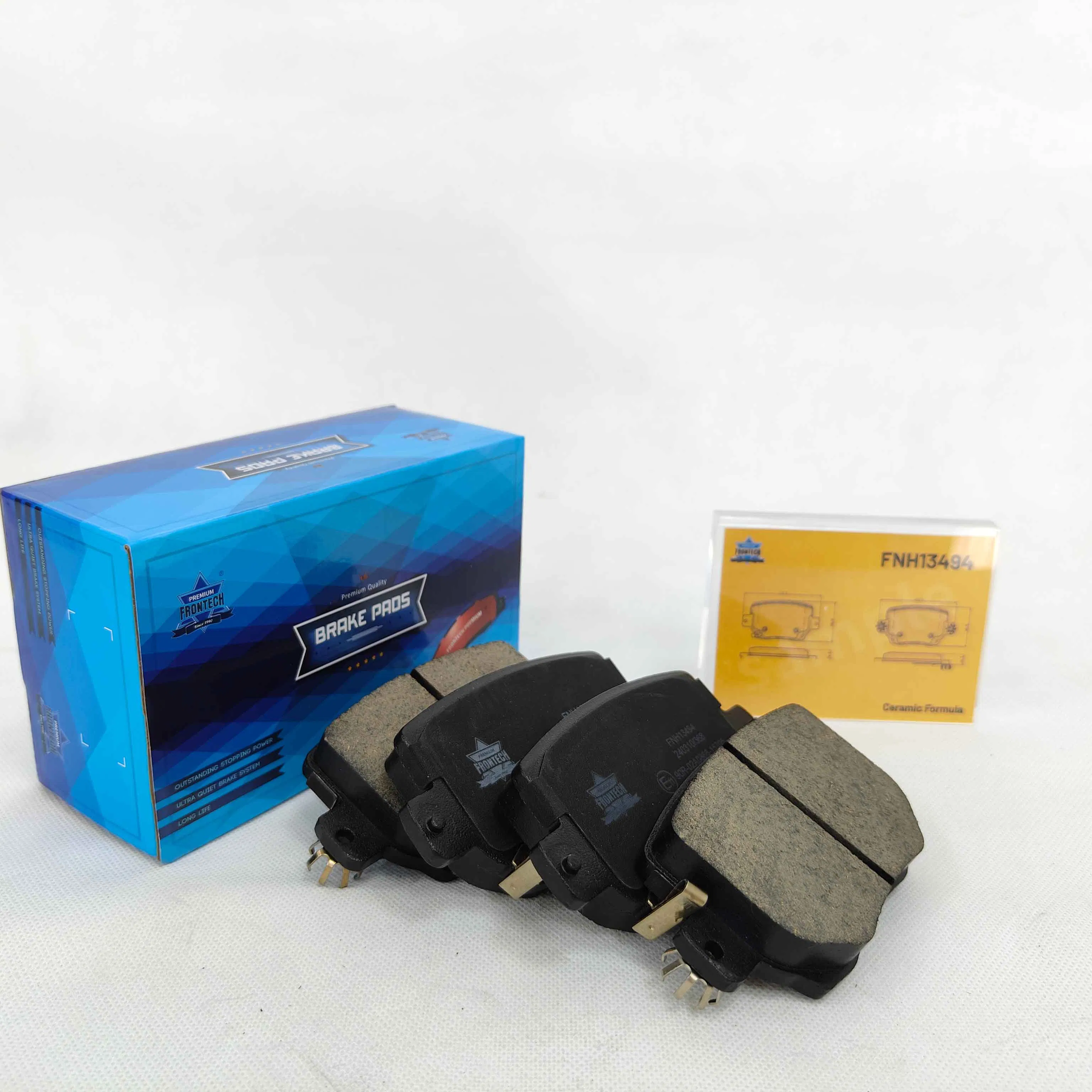 Frontech D2128 OEM Quality Ceramic Brake Pads Original Manufacturer's Systems for Cars