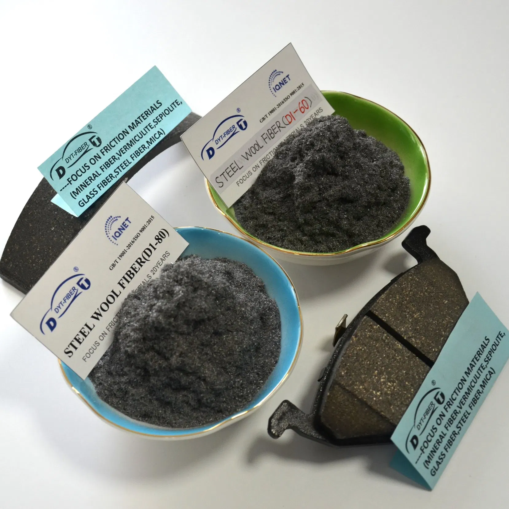 Friction Materials of Steel Wool Fiber D1-80 D1-60 for Manufacturing Brake Pads and Brake Lining