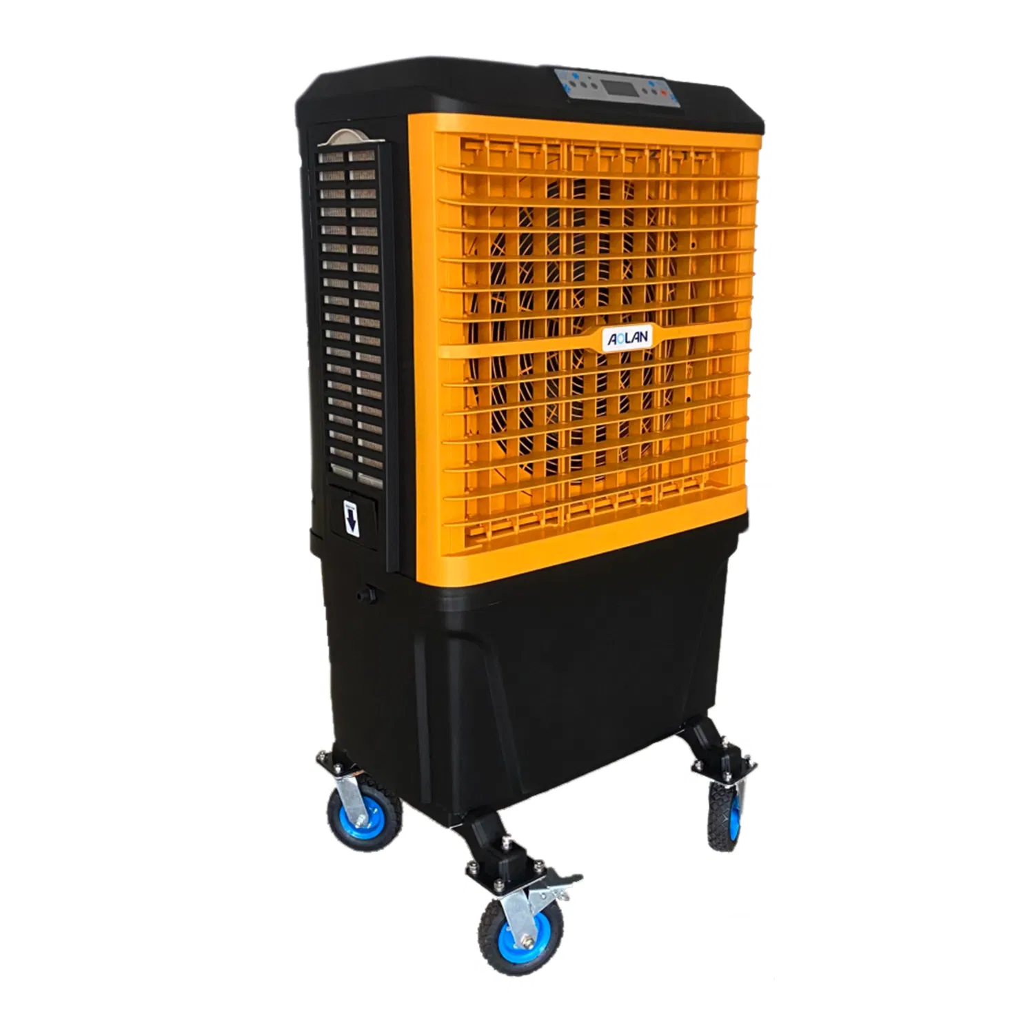 12000m3h Water Cooling Fan Cooling System Rubber Pneumatic Wheel with Brake