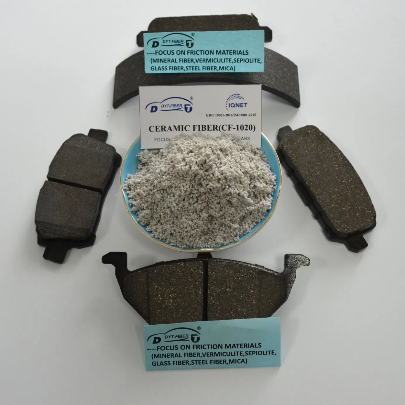 Friction Materials of Ceramic Fiber CF-1035 for Manufacturing Brake Lining and Brake Pads