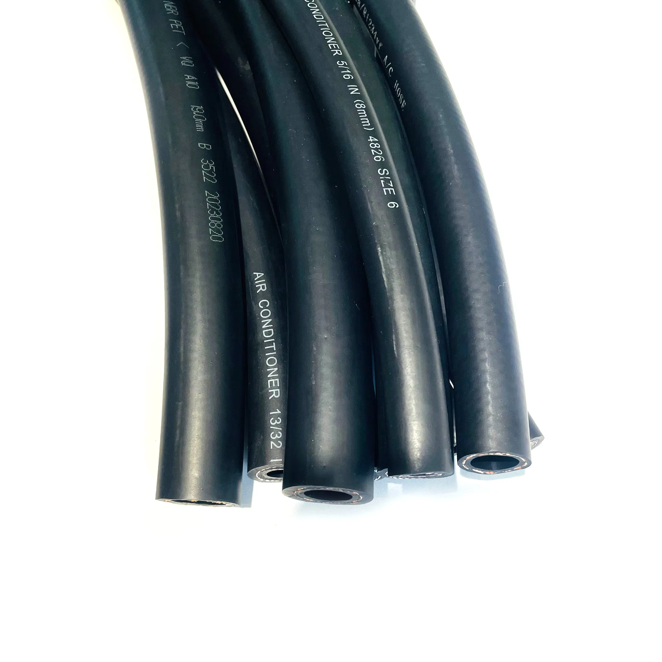 SAE J1402 Standard Diameter 3/8"1/2"5/8"Truck and Bus Air Brake System High Pressure Pet Reiforcemnet EPDM Rubber Air Brake Line Brake Hose Assembly