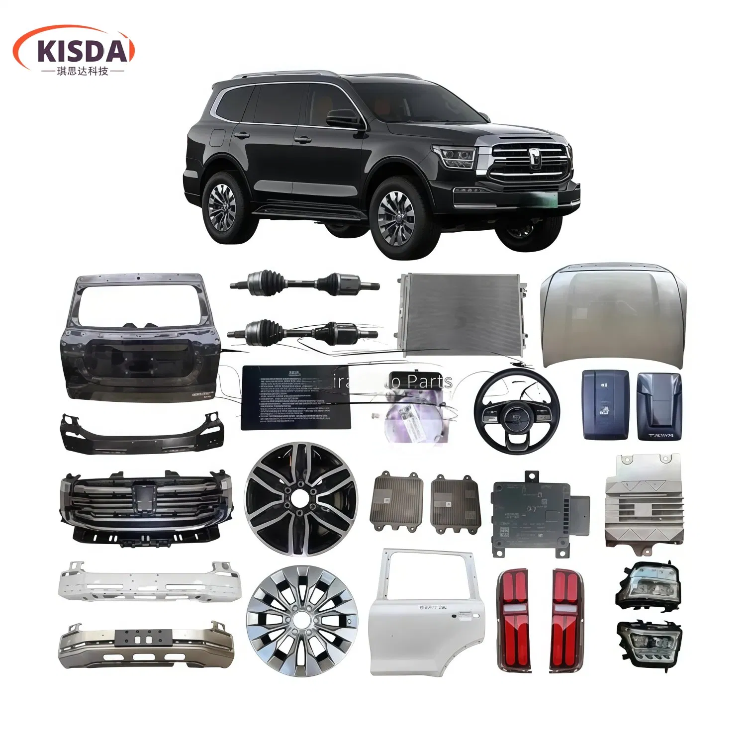 OEM Aftermarket Auto Spare Parts for Great Wall Haval Tank Wey Poer Wingle Shock Absorber Suspension Control Arm Brake Pad Engine Mount Filter Chassis Component