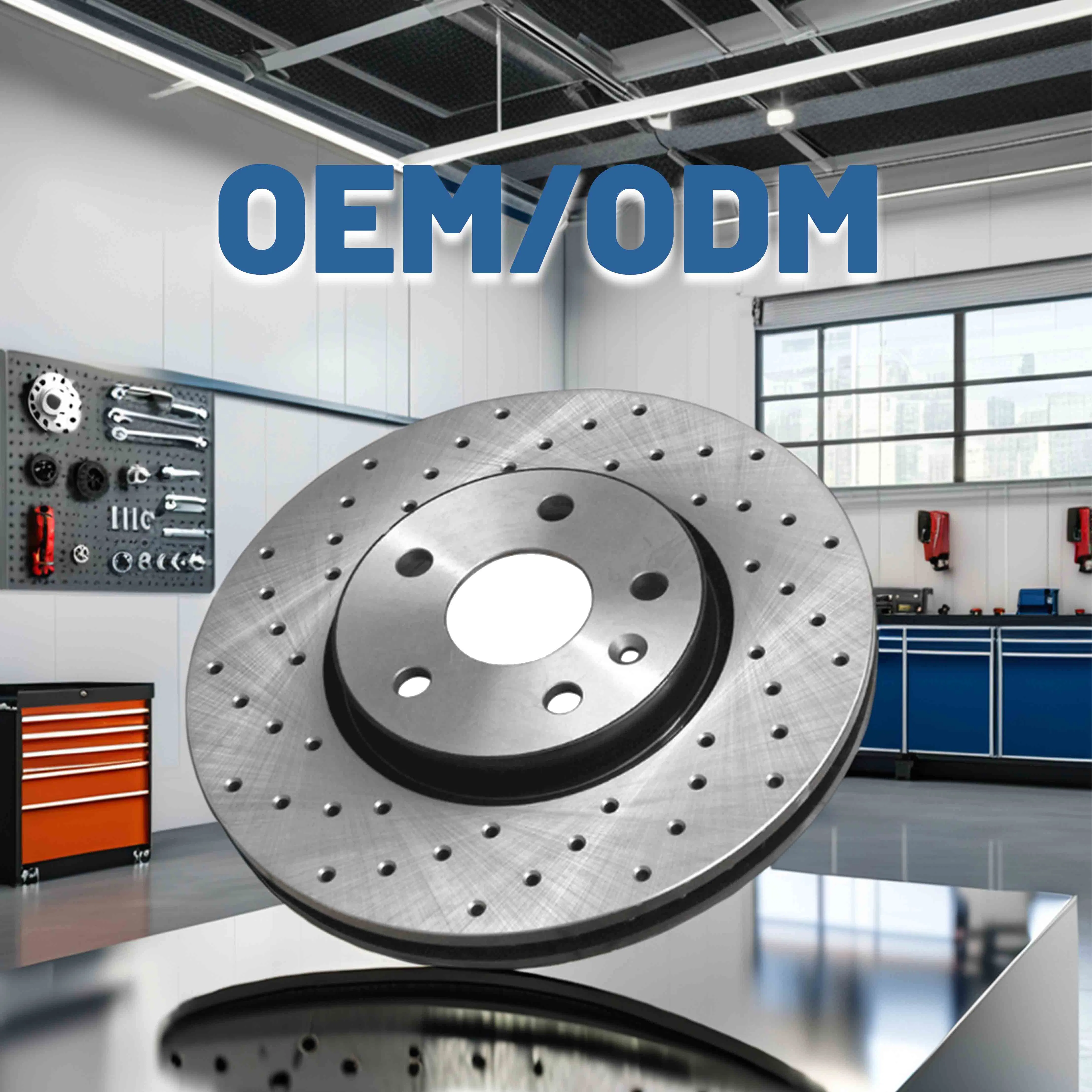 Auto Parts Car Accessories Front Best Brake Discs Systems for 2009 Audi/S6/C6 385mm Brake Rotors Fishhook