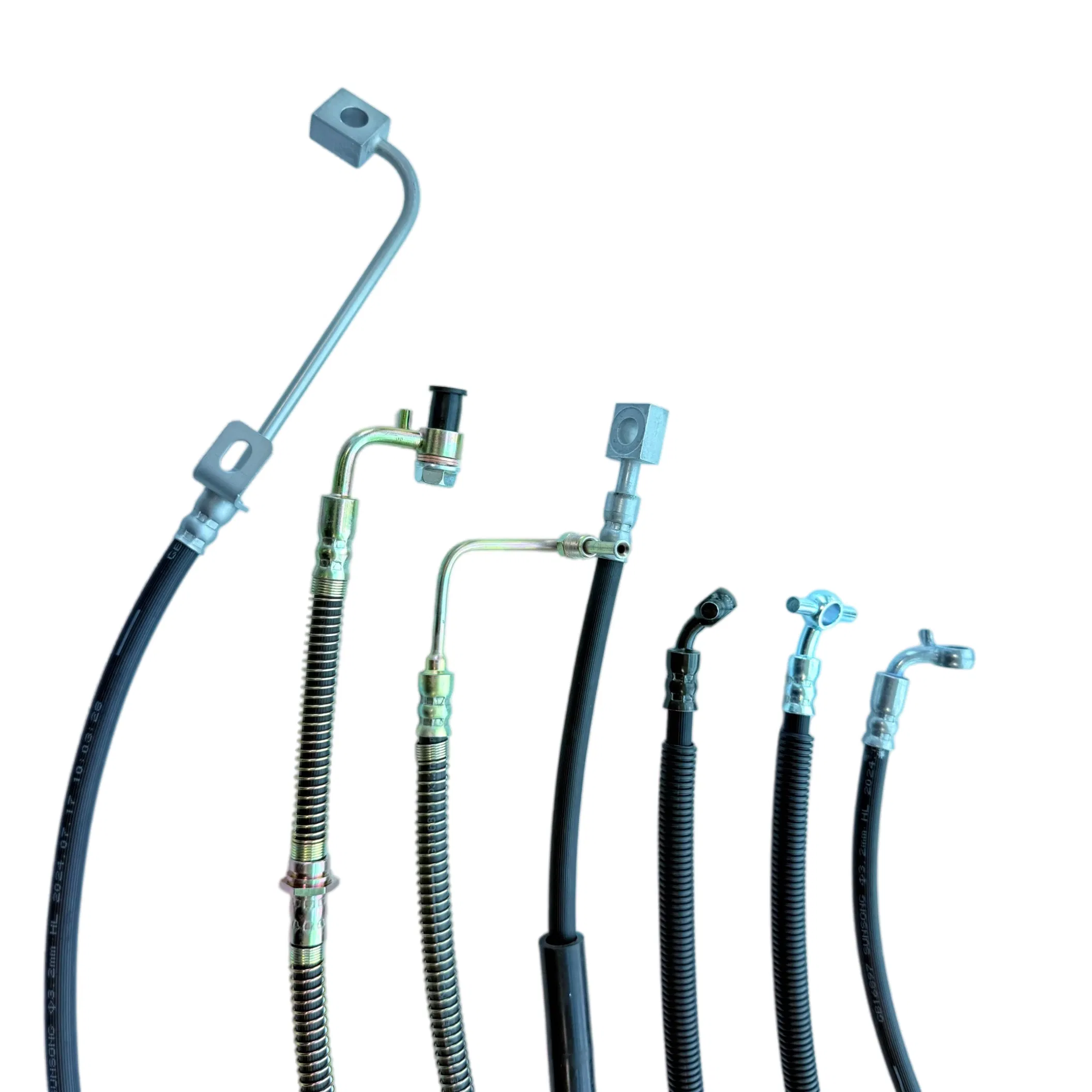 Chinese Factory Customized ODM SAE J1401 DOT Fmvss 106 Automotive Chassis Hydraulic 1/8 Diameter Standard EPDM Rubber Brake Hose Automotive Braking System