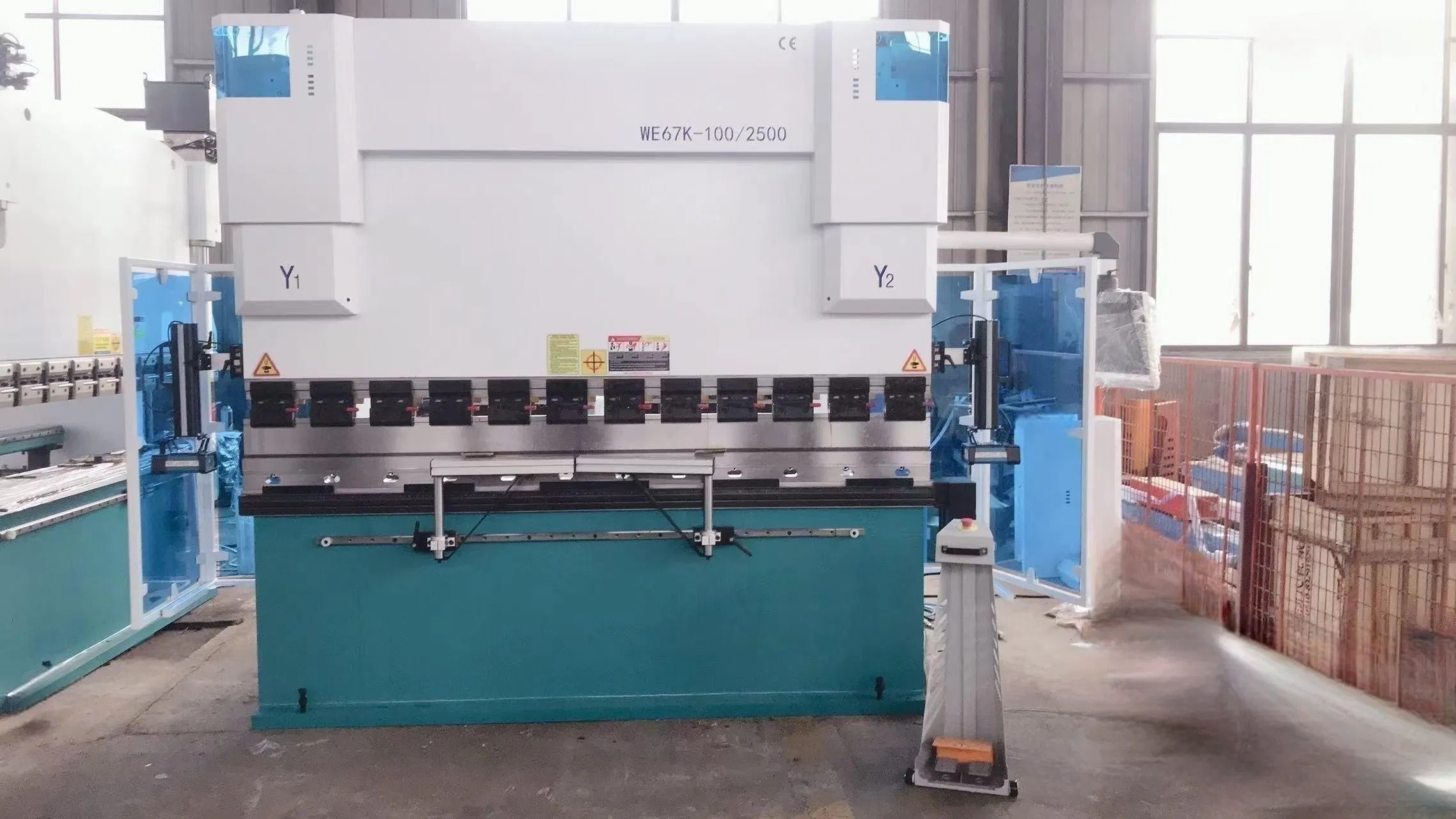 VYMT WE67K CNC Press Brake, DELEM DA58T, 8+1 Axis Solutions
