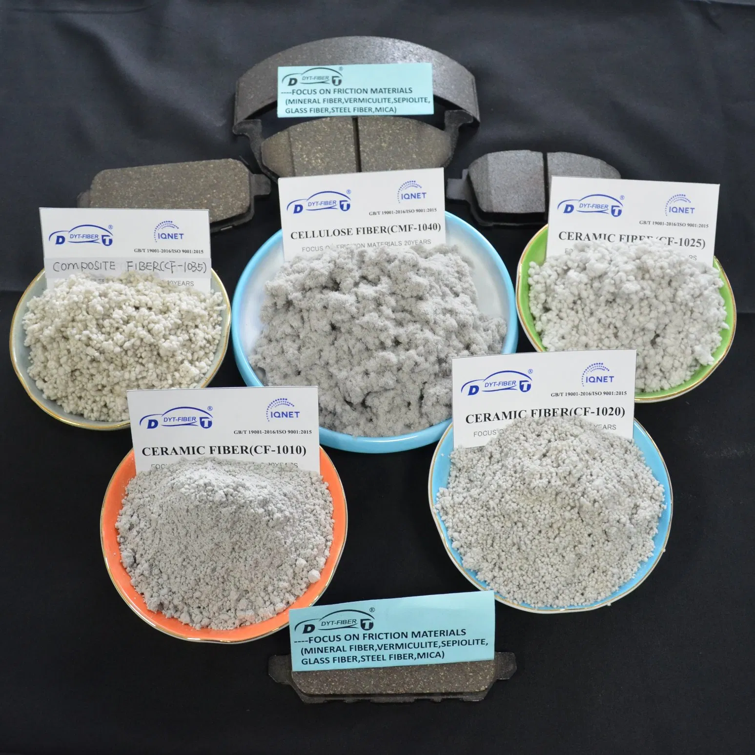 Friction Materials of Ceramic Fiber CF-1010 for Manufacturing Brake Lining