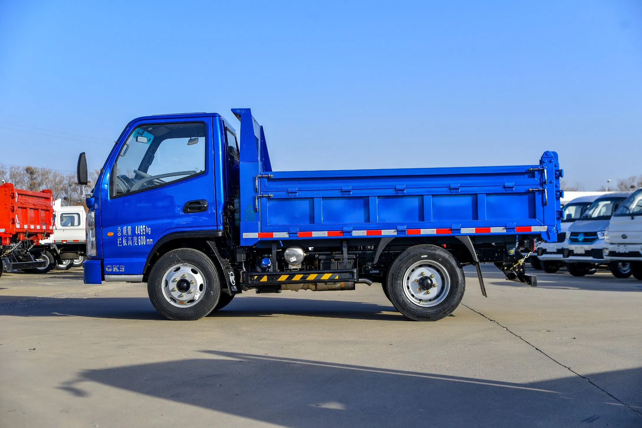 Kama Gk36e Dump Truck: D19tcie1 Engine, 6.00r15 Tires, 24V Electrical System