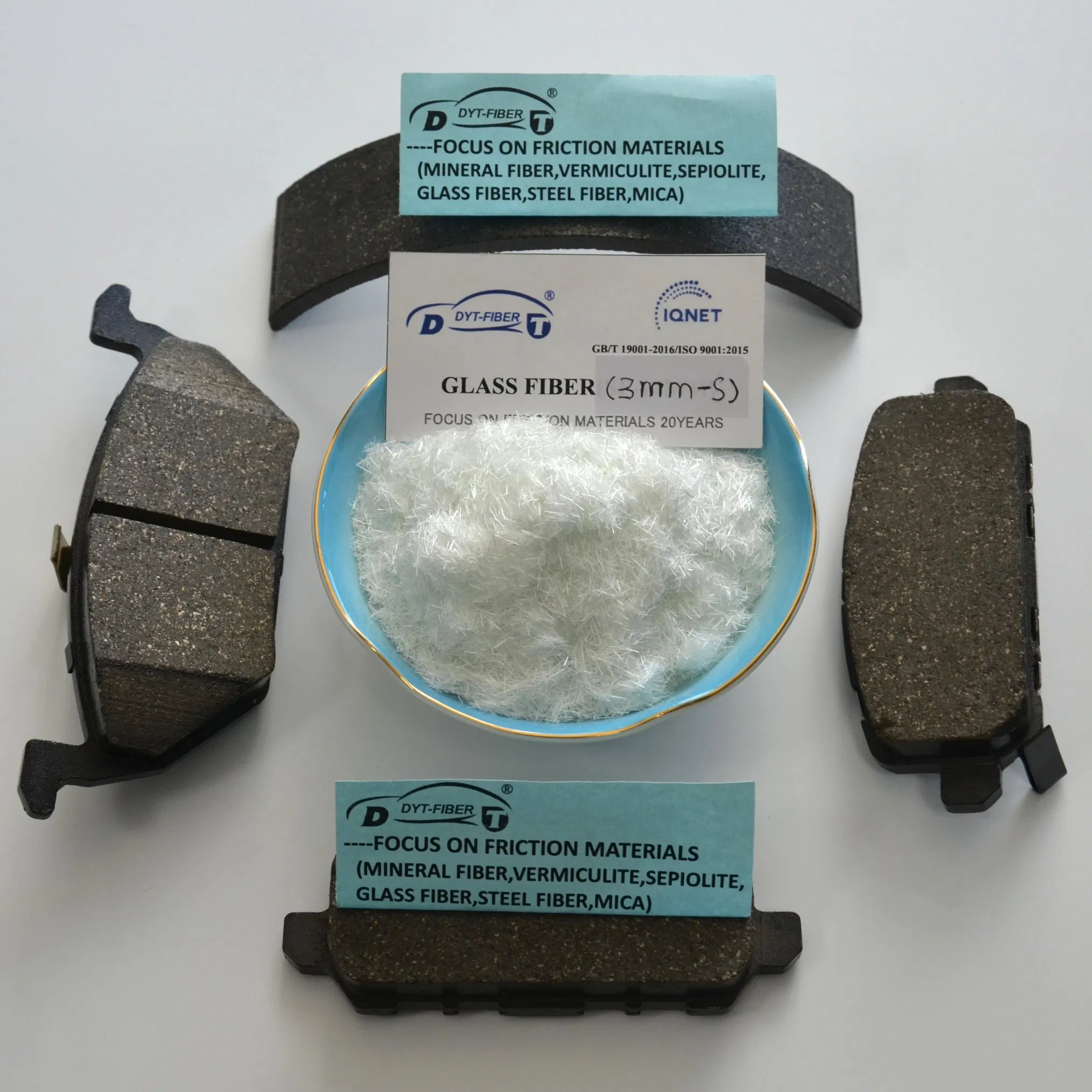Friction Materials of Glass Fiber 3-4.5mm for Manufacturing Brake Pads and Brake Lining