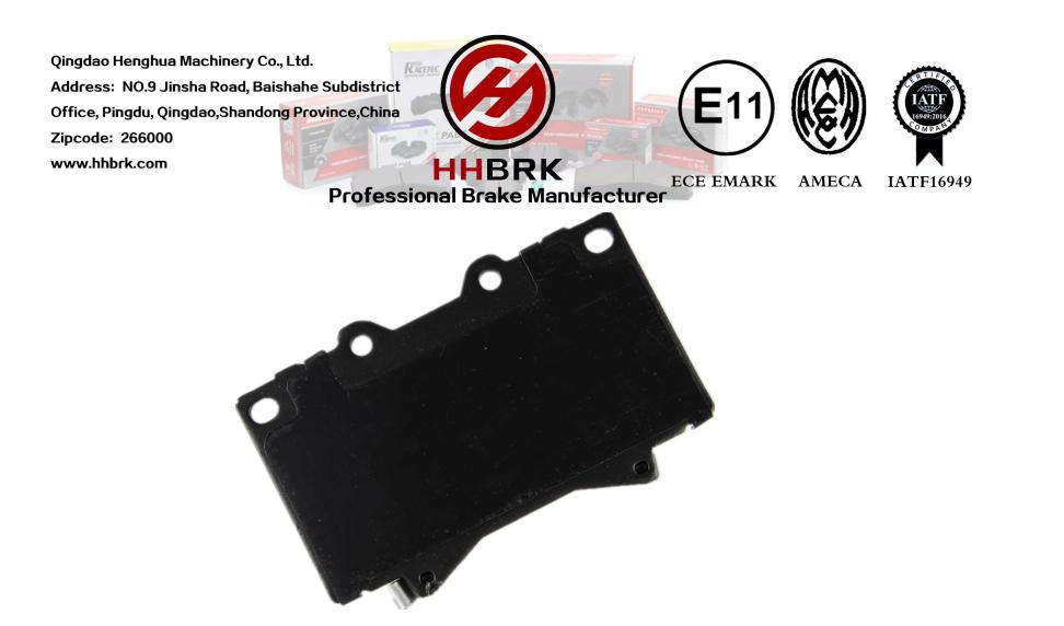 D772semi-Metal Brake Pads, Automotive Brake System, High Performance and Low Noise