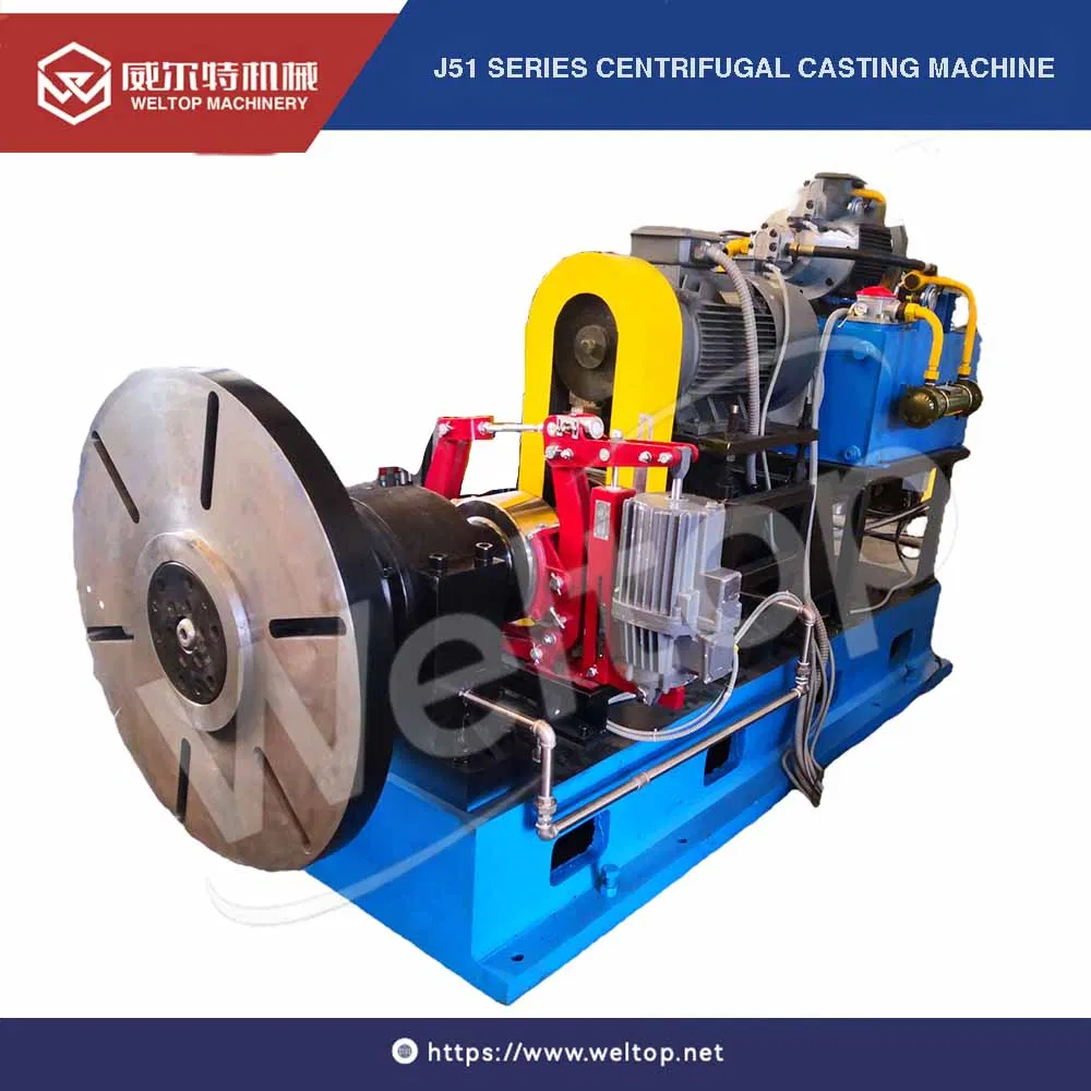 J518 Heavy-Duty Centrifugal Casting System for Steel Mill Rolls, Crusher Liners &amp; Wear Plates