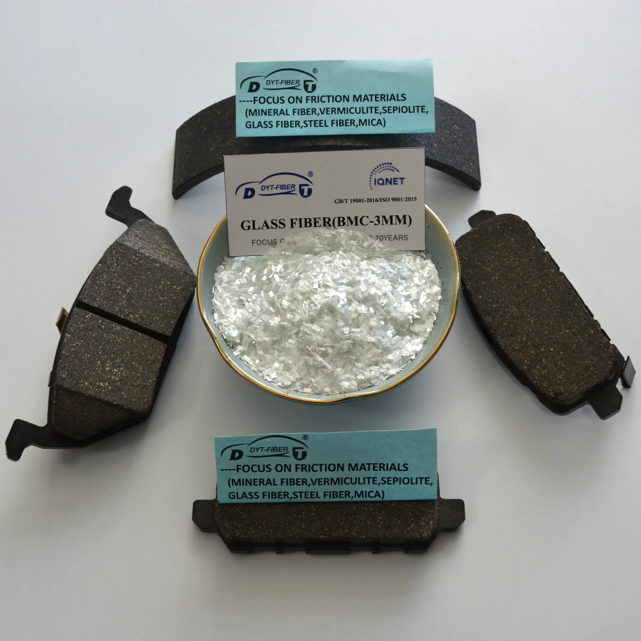 Friction Materials of Glass Fiber 3-4.5mm for Manufacturing Brake Pads and Brake Lining
