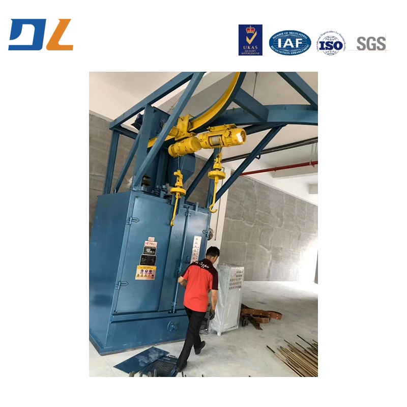 Heavy-Duty Mesh Belt Shot Blasting System for Industrial Applications