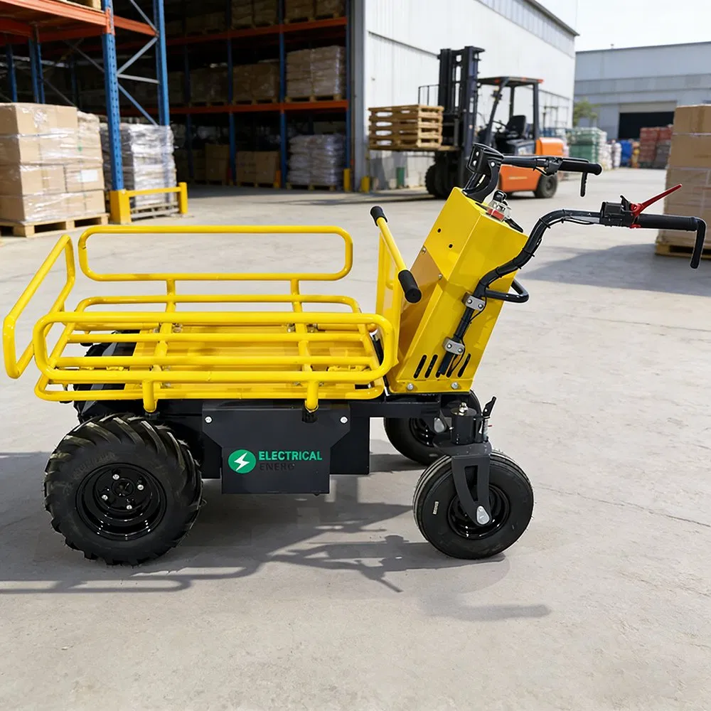 Electric Construction Material Dumper Site Transport Vehicle System