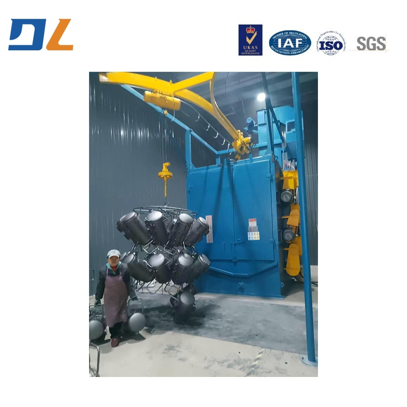 Heavy-Duty Mesh Belt Shot Blasting System for Industrial Applications