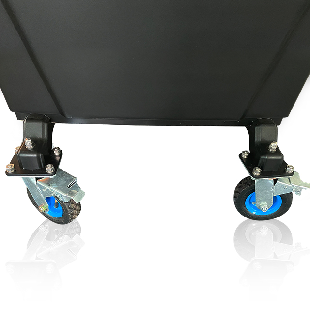 12000m3h Water Cooling Fan Cooling System Rubber Pneumatic Wheel with Brake