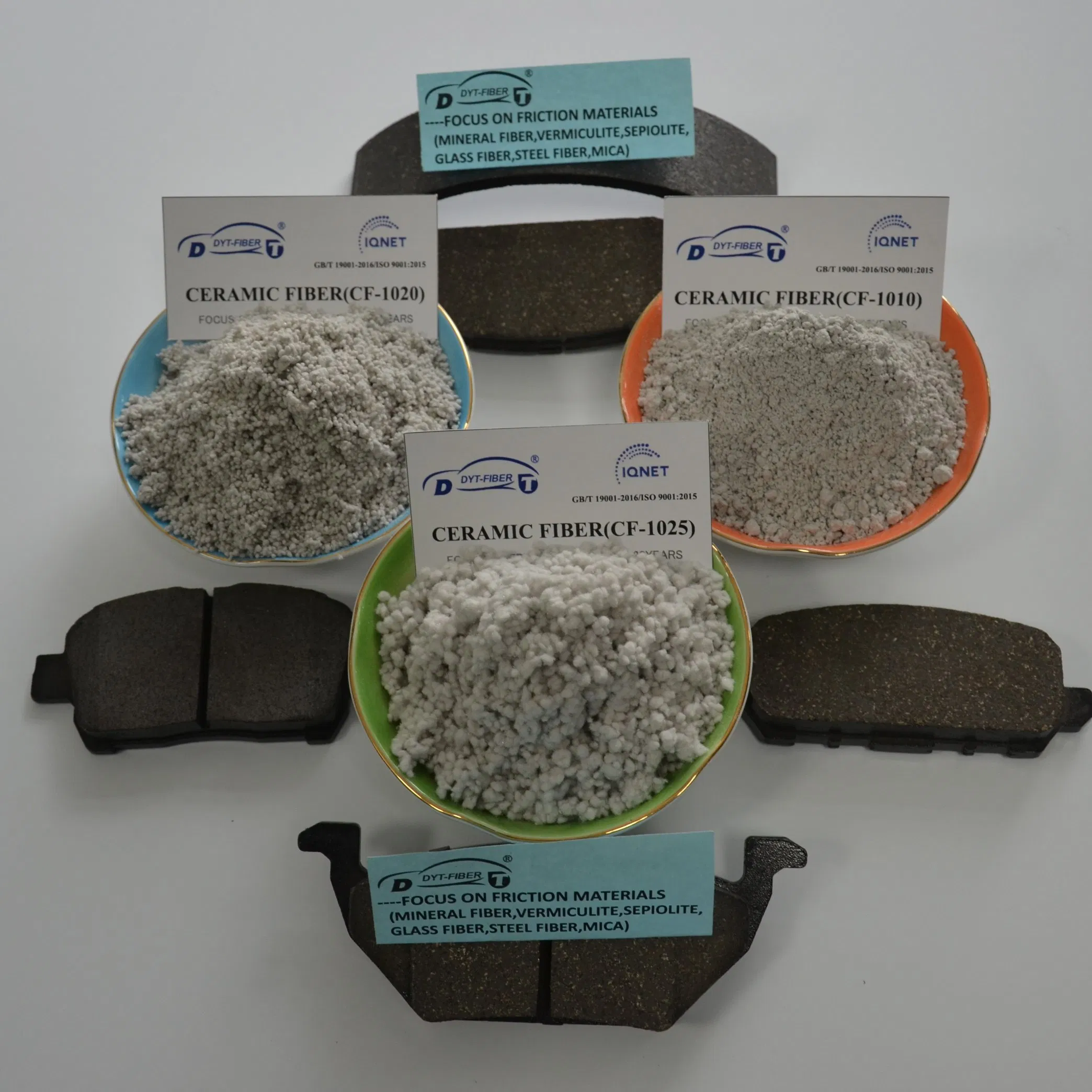 Friction Materials of Ceramic Fiber CF-1025 for Manufacturing Brake Pads and Brake Lining