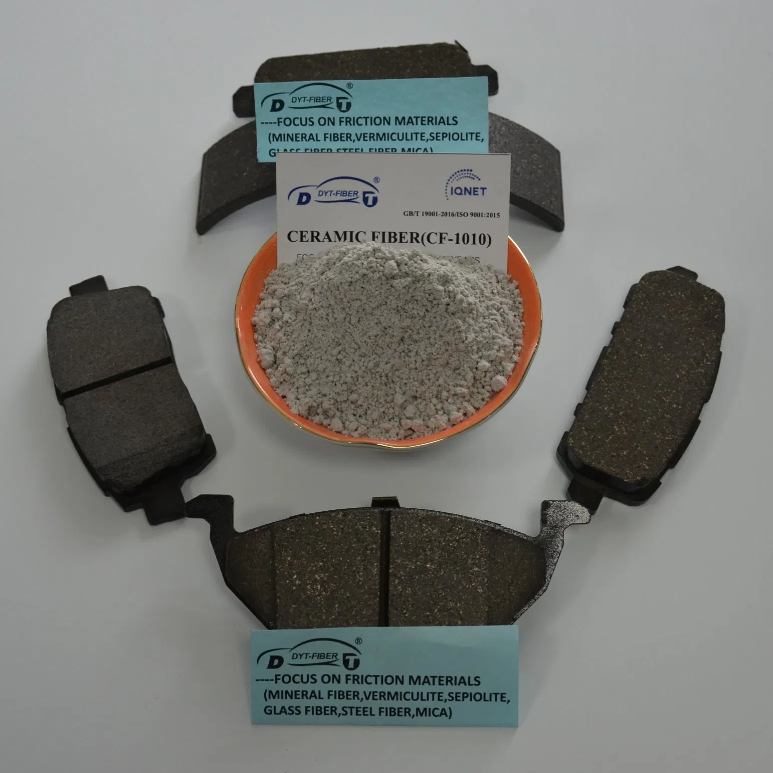 Friction Materials of Ceramic Fiber CF-1035 for Manufacturing Brake Lining and Brake Pads
