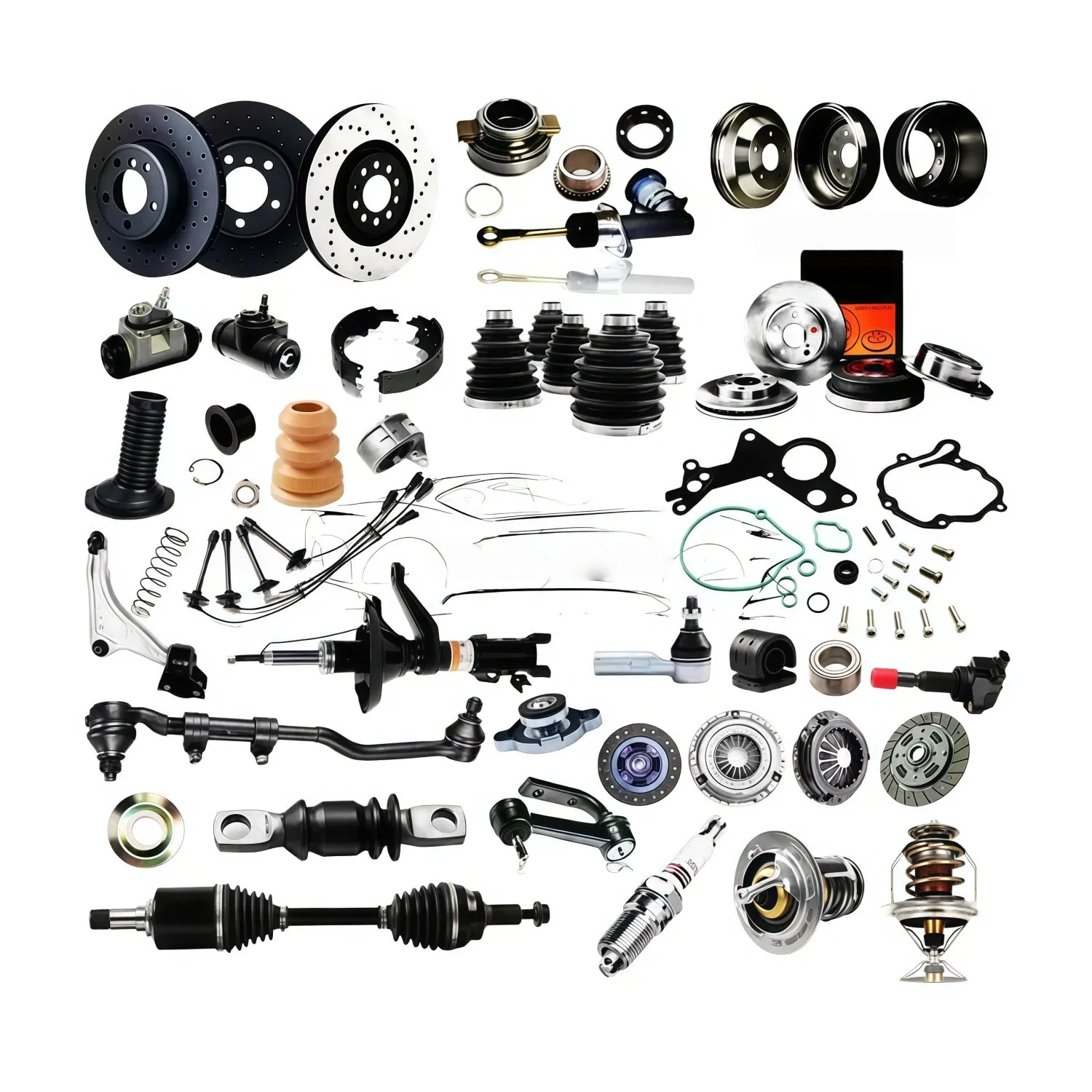 China Great Wall Motors Haval Tank Wingle Auto Spare Parts OEM Aftermarket Suspension Shock Absorber Brake System Engine Components