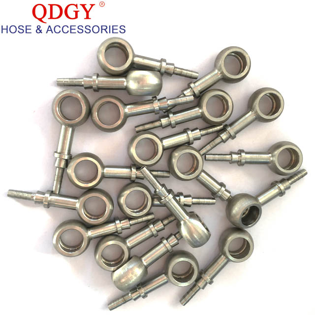 SS304 Female Male M10X1 3/8X24 Thread M10 M12 Banjo Hose Ending Fitting for Automotive Hydraulic Clutch System