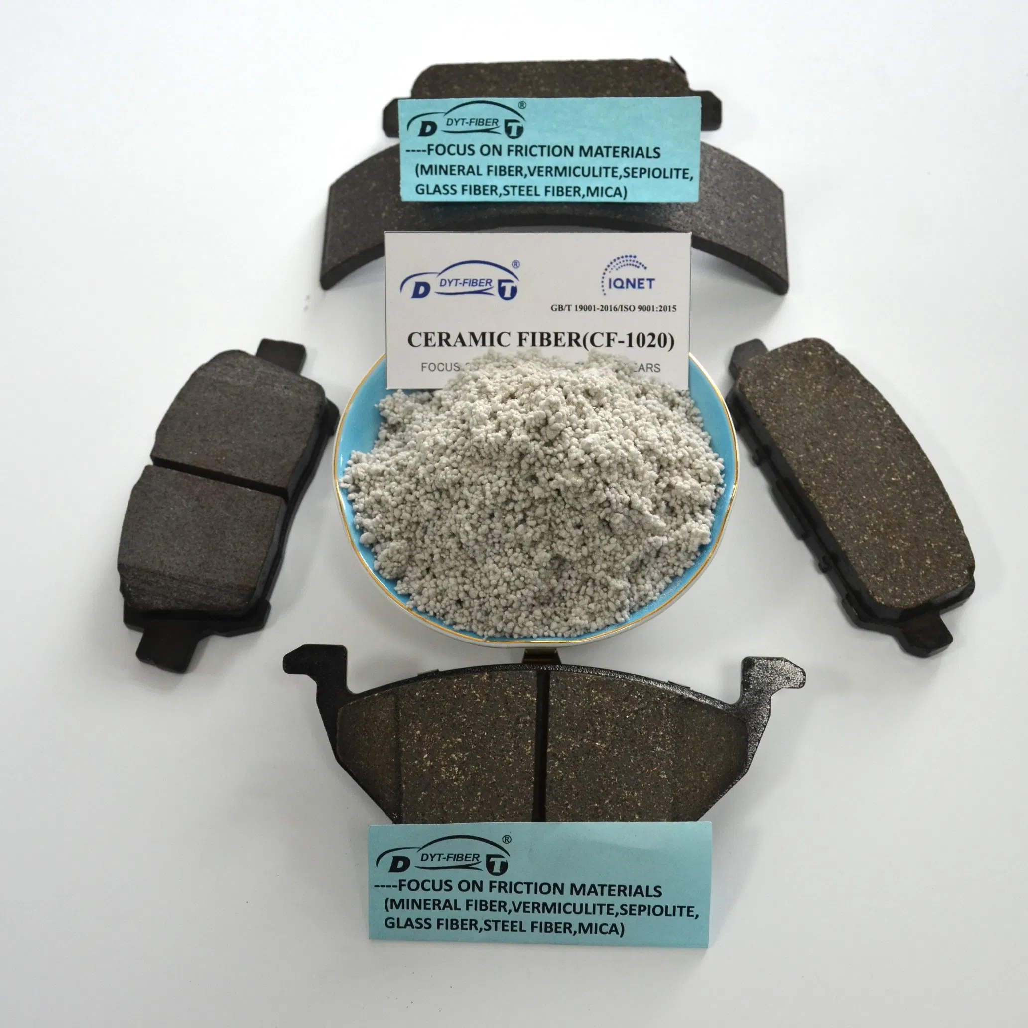 Friction Materials of Ceramic Fiber CF-1025 for Manufacturing Brake Pads and Brake Lining