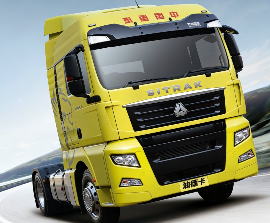 Sinotruk Sitrak 4X2 Tractor Truck Automatic Transmission Air Suspension System