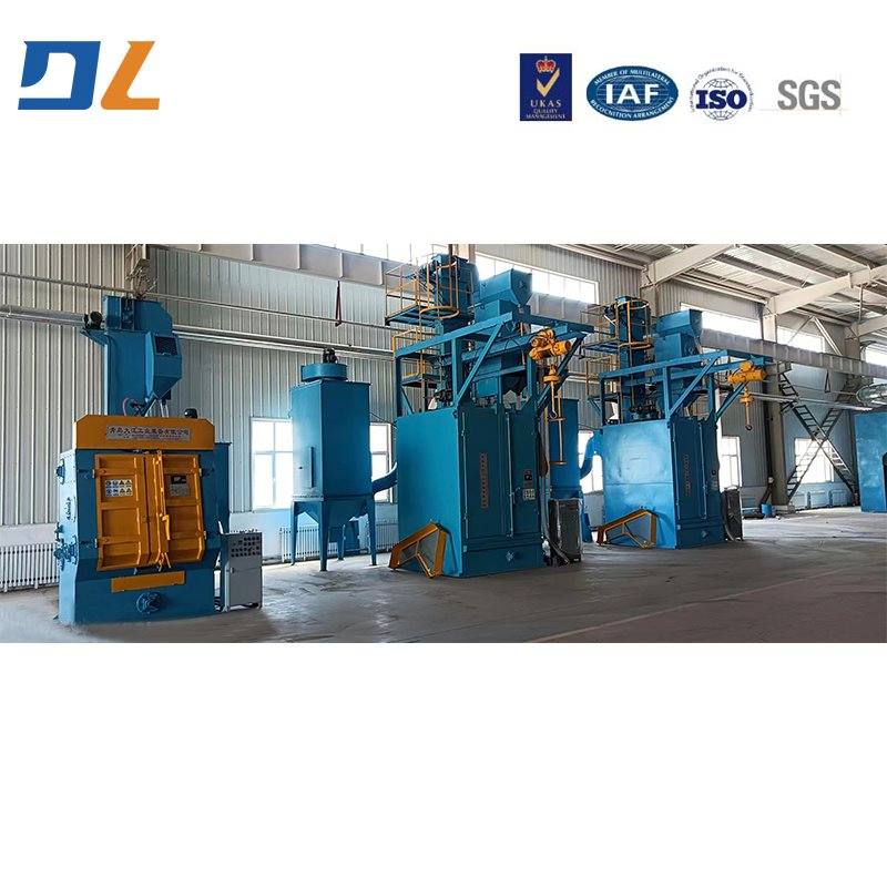 Heavy-Duty Mesh Belt Shot Blasting System for Industrial Applications