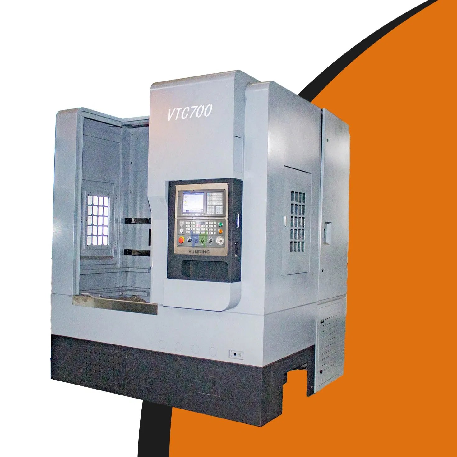 Space Saving Vtc700 CNC Vertical Lathe Machine Siemens System for Auto Brake Hub