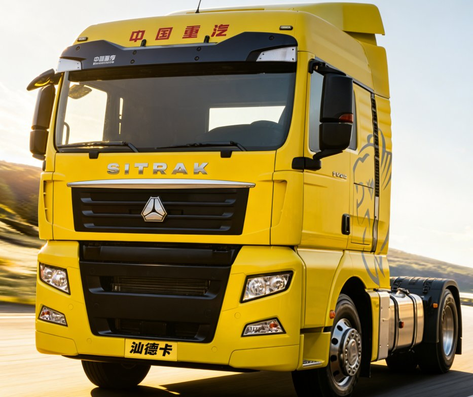 Sinotruk Sitrak 4X2 Tractor Truck Automatic Transmission Air Suspension System