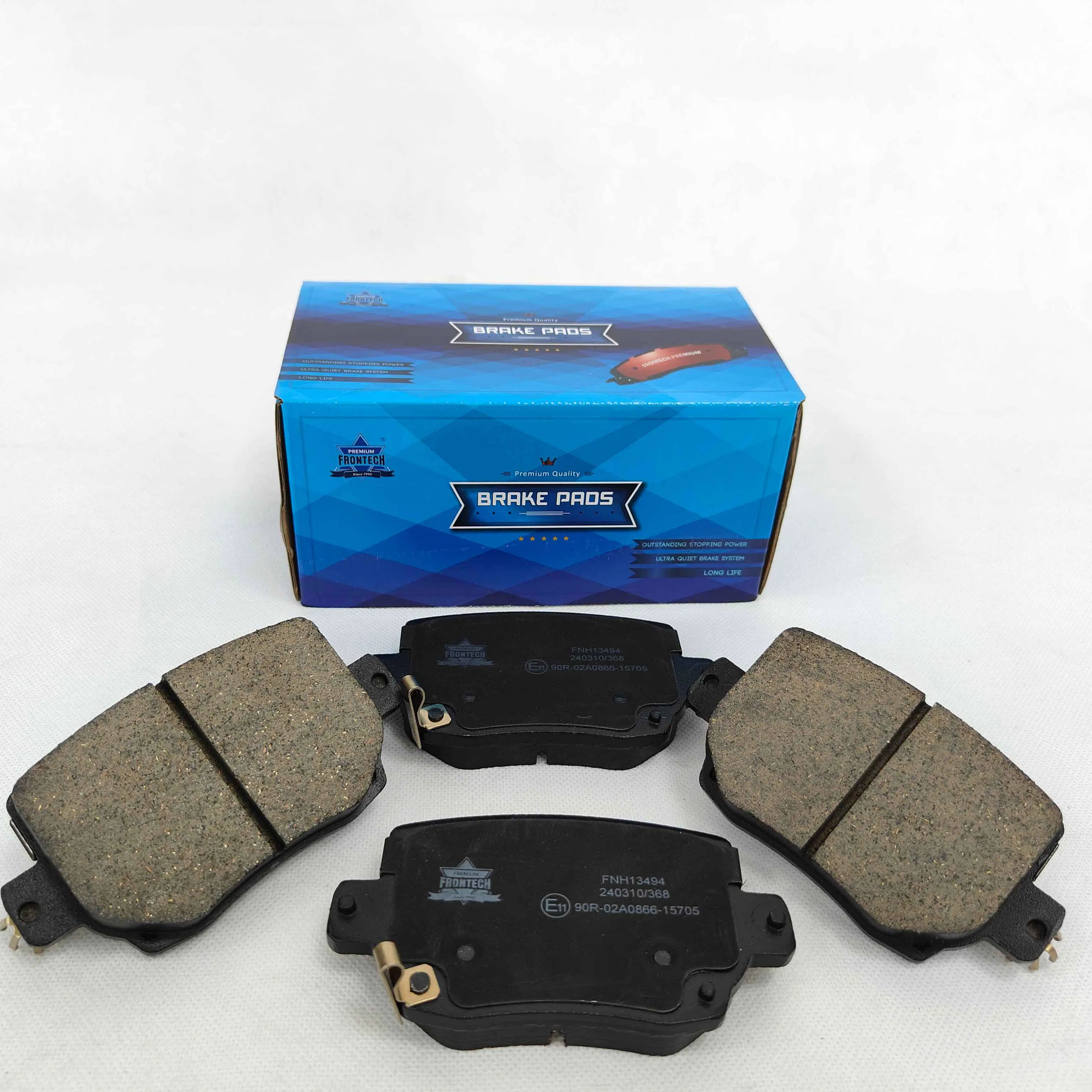 Frontech D2128 OEM Quality Ceramic Brake Pads Original Manufacturer's Systems for Cars