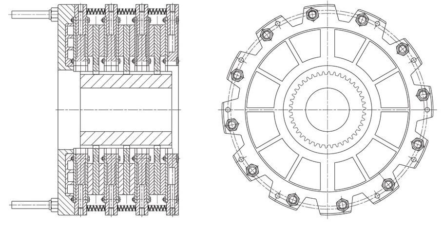 Water Cooled Brake Wpt224 for Drilling Rig Brake System