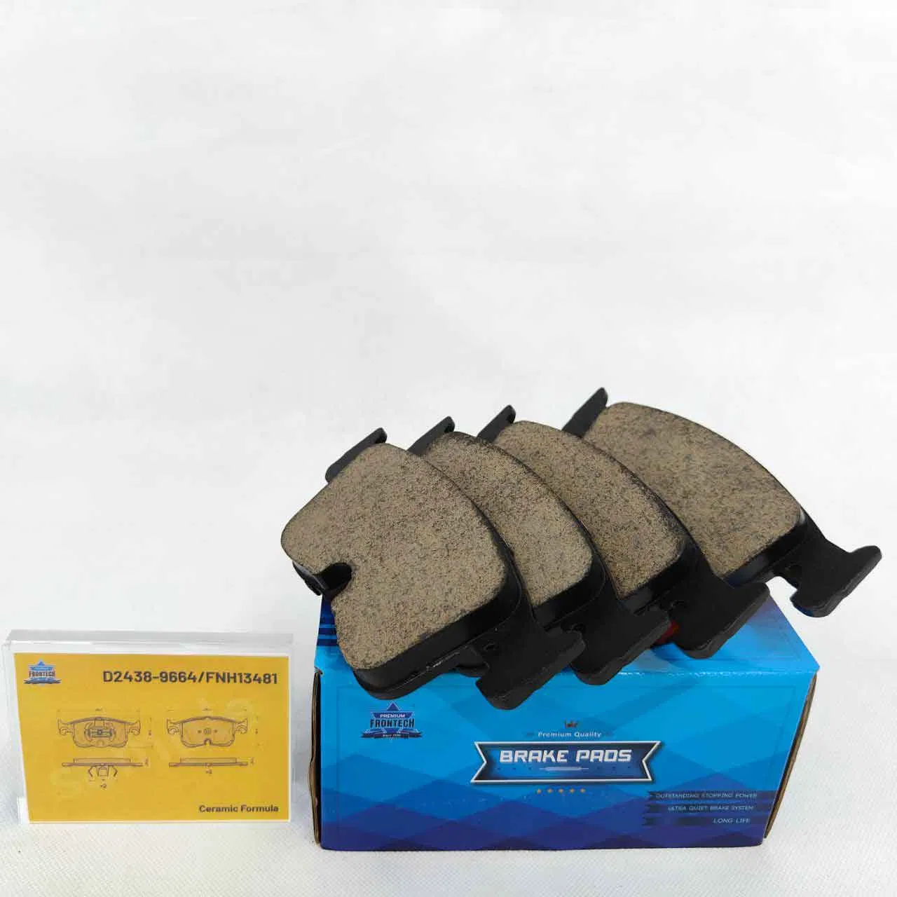 Frontech D2128 OEM Quality Ceramic Brake Pads Original Manufacturer's Systems for Cars