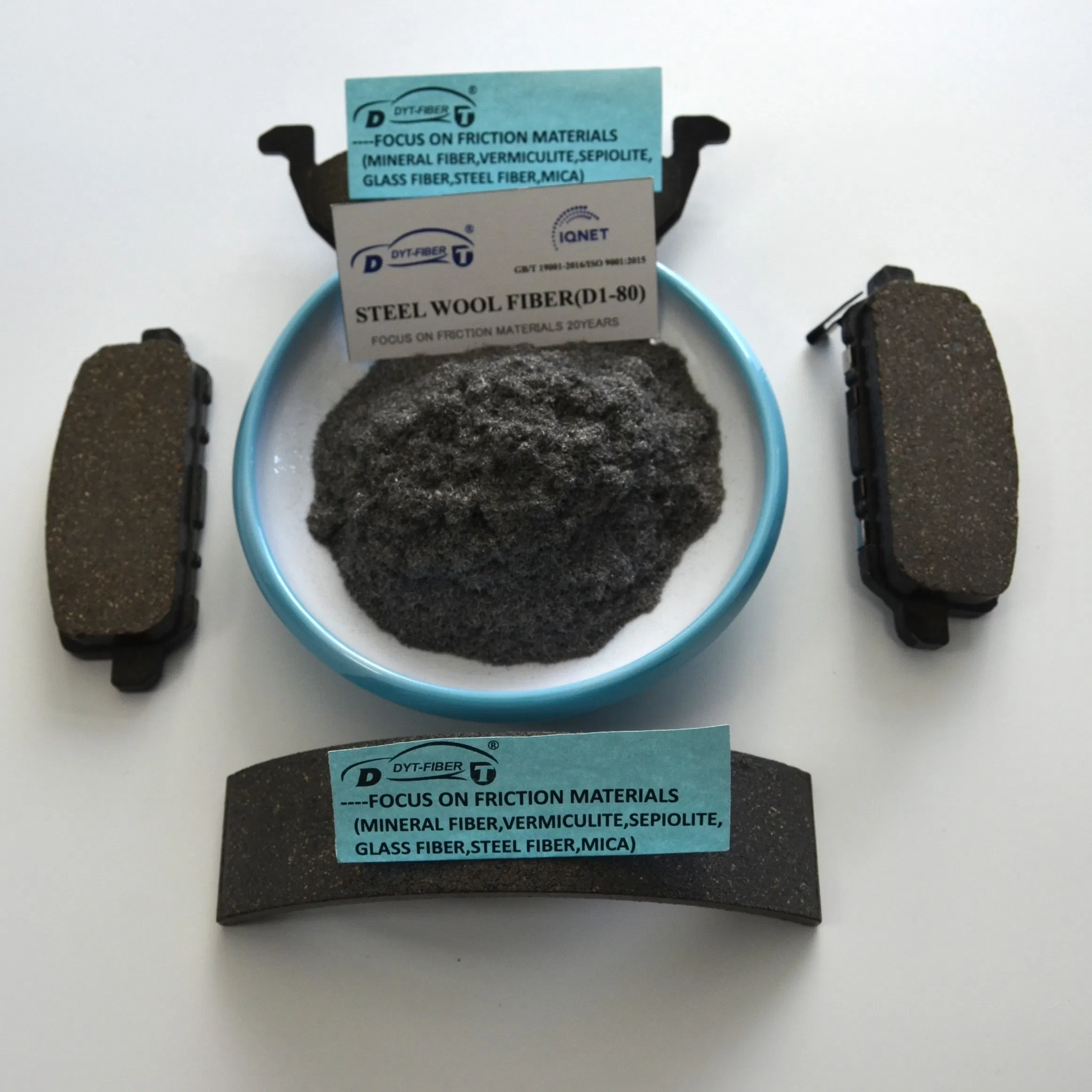 Friction Materials of Steel Wool Fiber D1-80 D1-60 for Manufacturing Brake Pads and Brake Lining