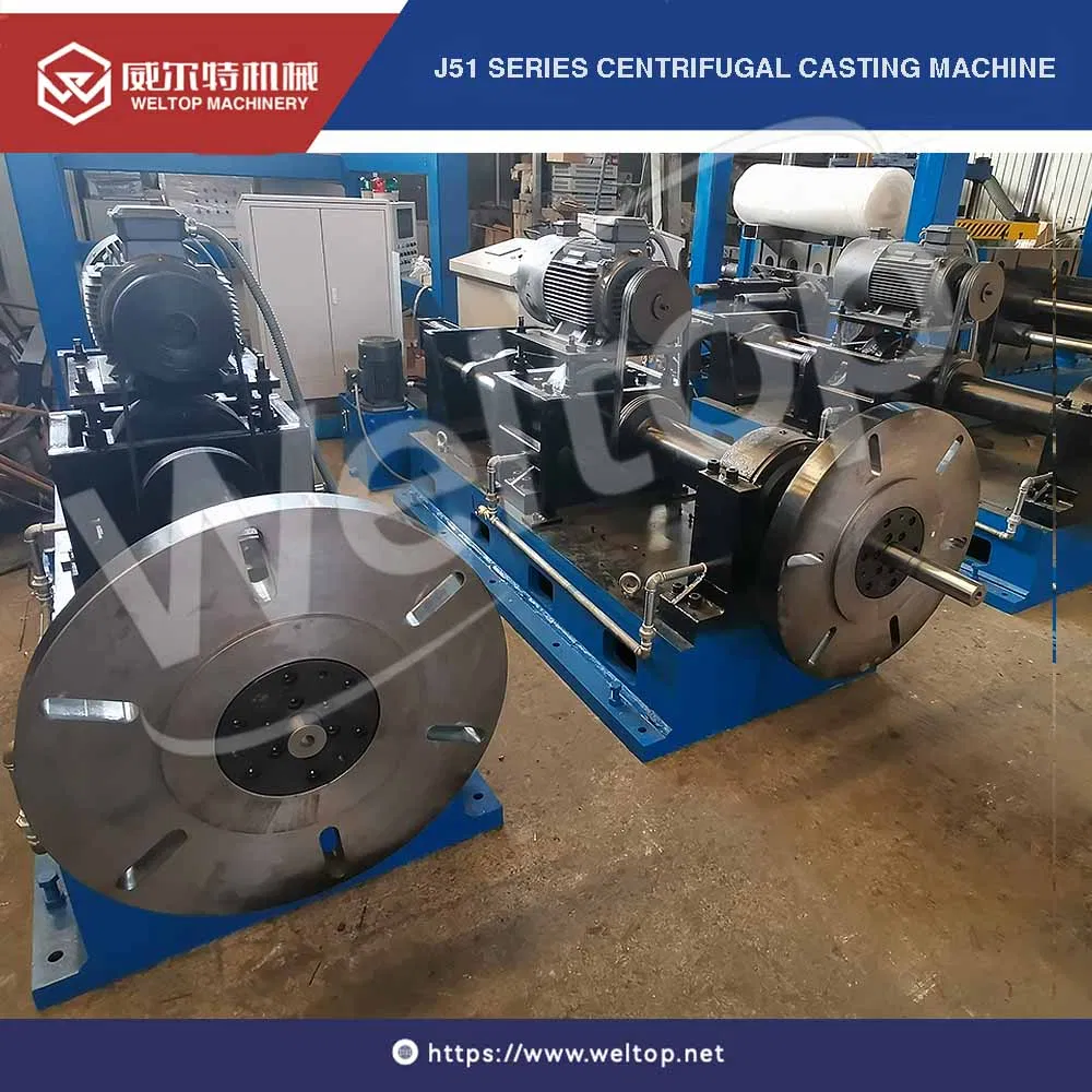 J518 Heavy-Duty Centrifugal Casting System for Steel Mill Rolls, Crusher Liners &amp; Wear Plates