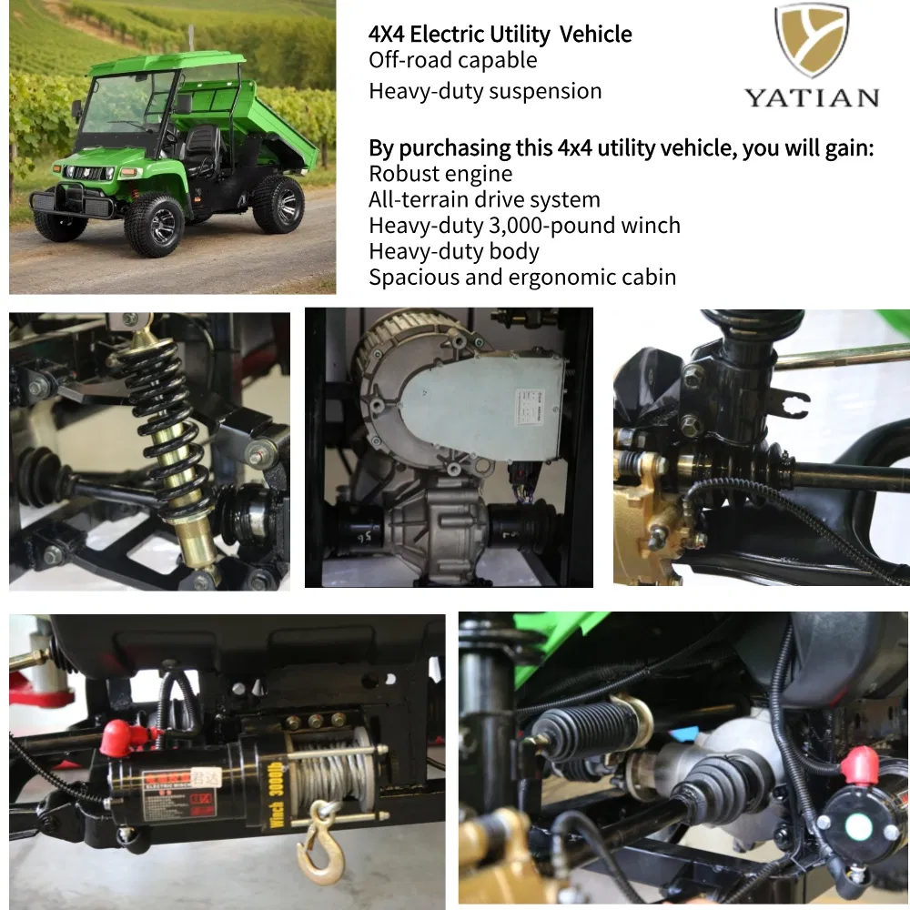 Electric UTV Side View