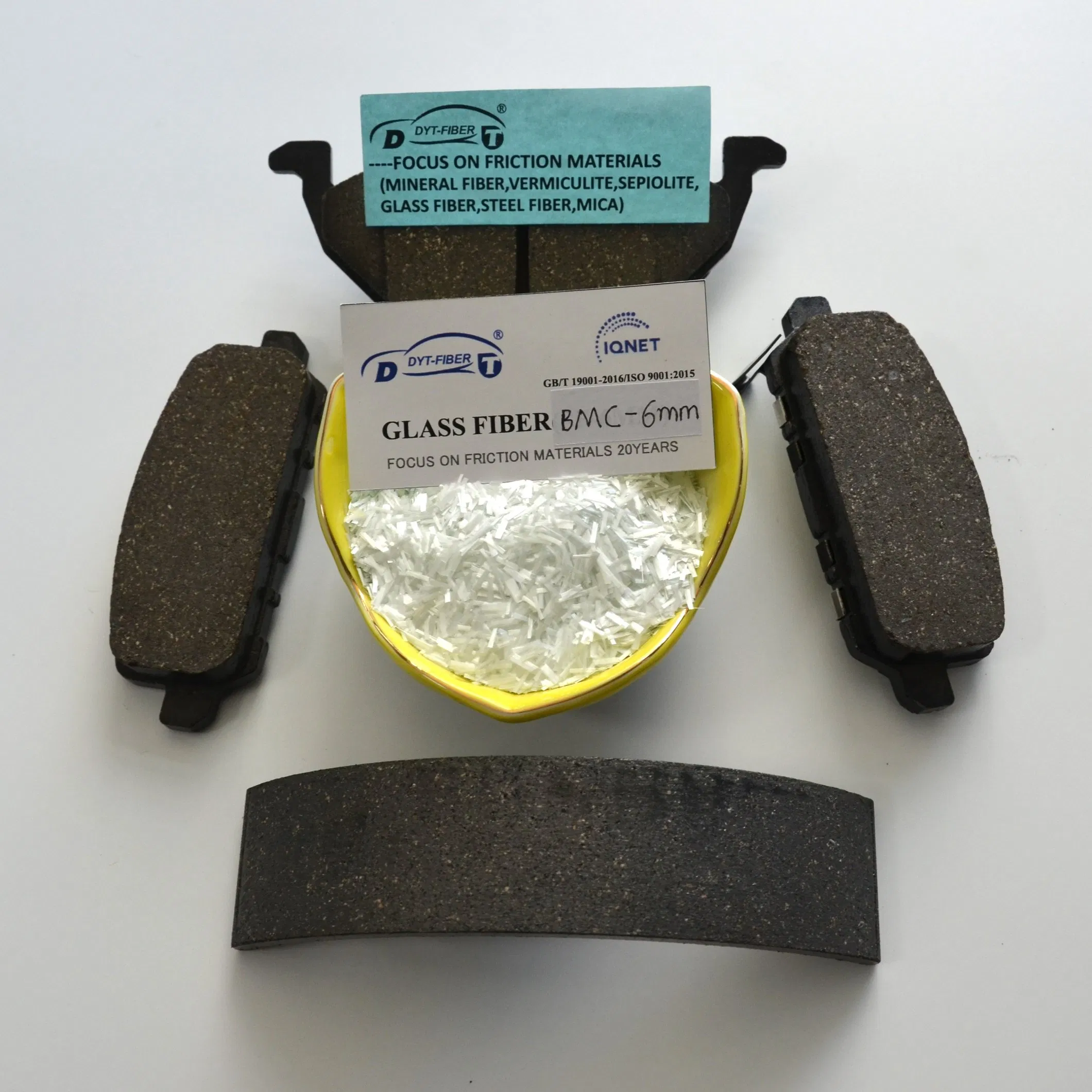 Friction Materials of Glass Fiber 3-4.5mm for Manufacturing Brake Pads and Brake Lining