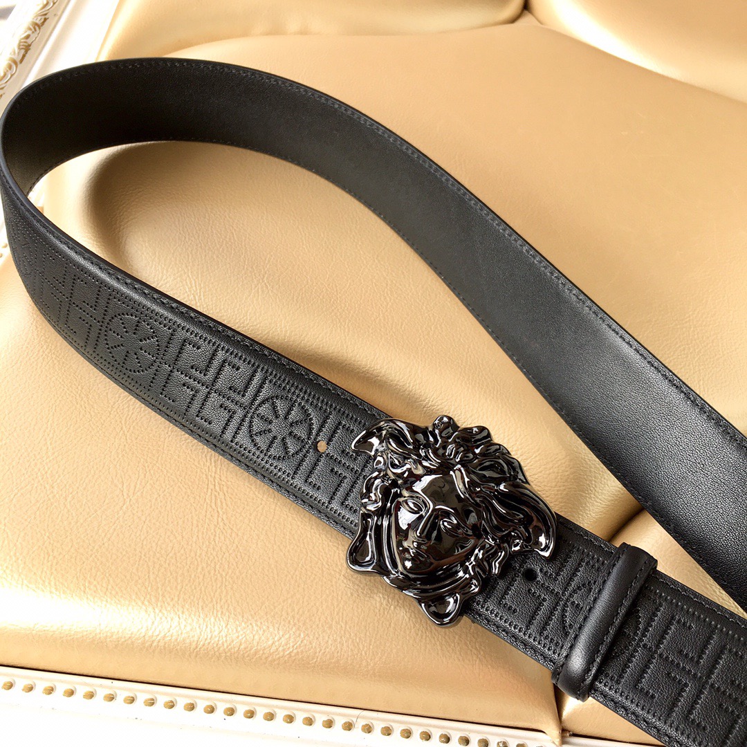 High-Quality replica designer belt 2022 New design genuine cowhide leather belts fake versace belt Suppliers, Factories