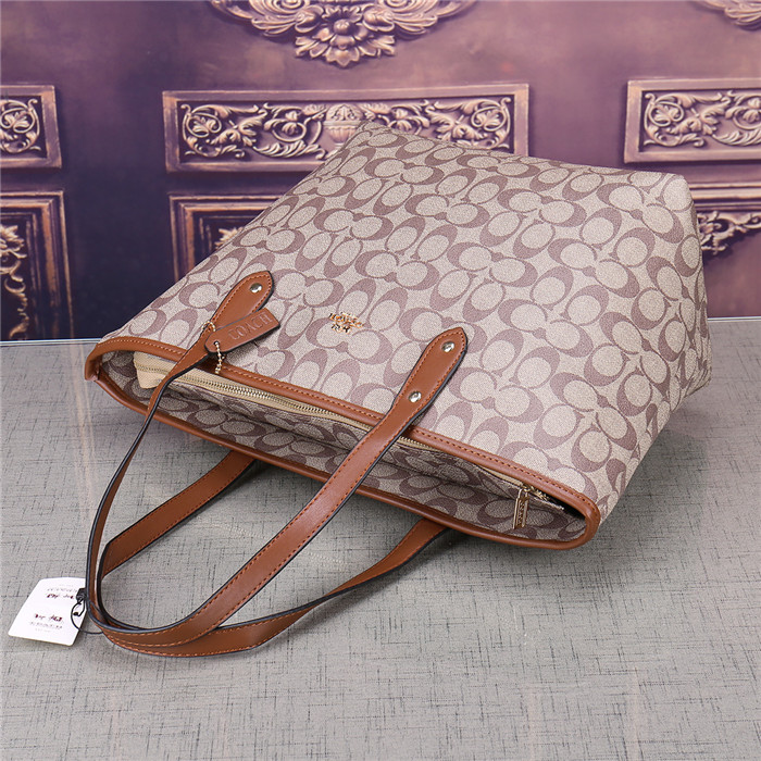 China Supplier PU Leather Tote Bag fake designer bag coach knockoffs Manufacturer, Factory