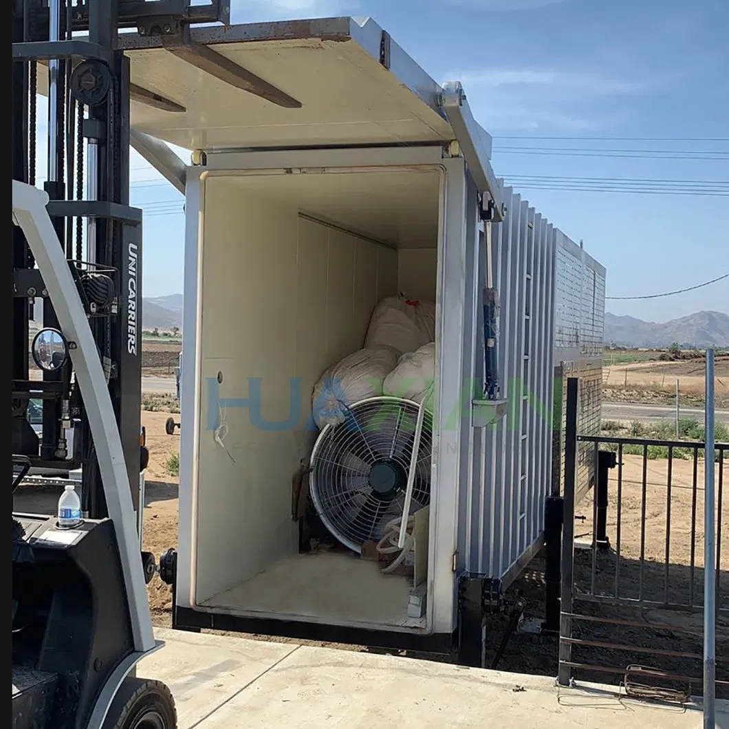 5000kg نظام تبريد مدمج موفر للطاقة لتخزين الخضروات الورقية بعد الحصاد في المزارع