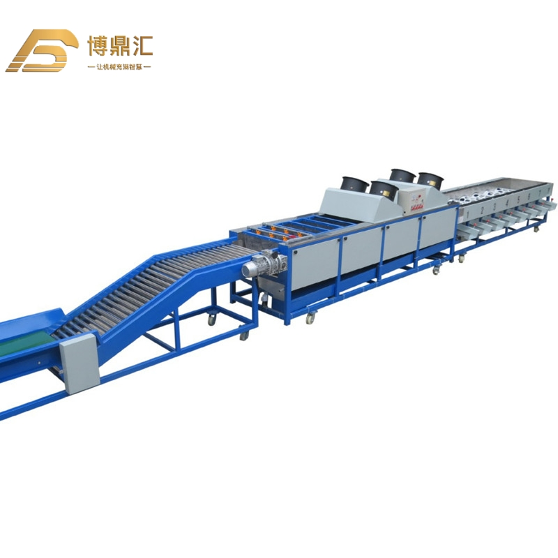 Potato Tomato Orange Fruit Apple Lemon Washing Drying Sorting Grading Machine